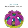 Cat Toy Ball with Bell,Cat Plastic Jingle Balls Pet Toy Cat Bell Ball Pounce Chase Rattle Toy for Cats Kitten Plastic Cat Toys Jingle Balls Pounce Chase Rattle Ball Toys