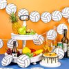 5 Pieces Volleyball Party Decorations Volleyball Party Supplies Softball Party Banners Volleyball Bunting Hanging Banners Volleyball Paper Garlands for Sports Theme Birthday (Volleyball Style)