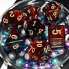 Galaxy Dice Set| Blue Red DND Dice Set for Board Game