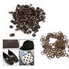 100pcs Metal Eyelets Kits, Small Grommets with Washers Fastener for Leather Craft DIY Sewing(6mm)