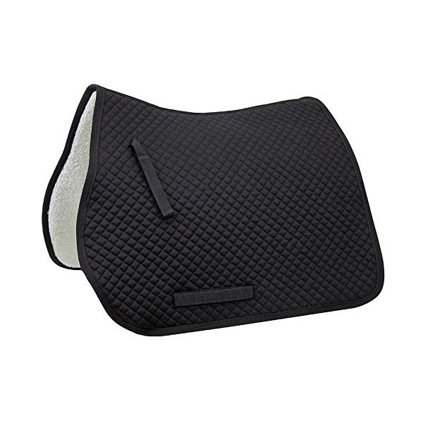 Derby Originals All Purpose Quilted English Saddle Pad with Fleece Lining