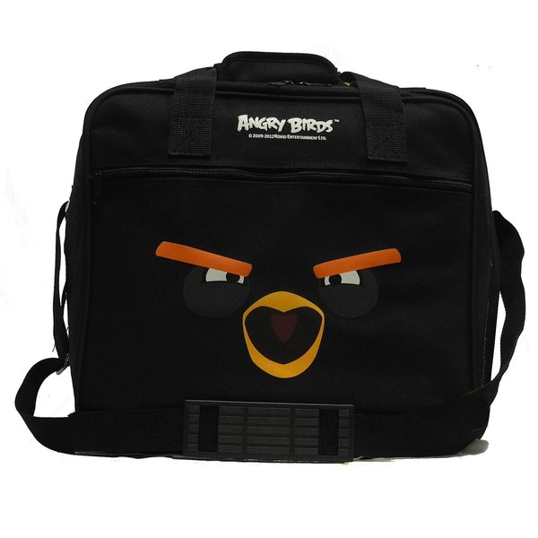 Ebonite Angry Birds Single Ball Deluxe Bowling Bag (Black Bomb Bird)