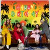 Avezano Reggae Birthday Backdrop Palm Tree Reggae Party Decorations Banner Rasta Jamaican Music Themed Happy Birthday Party Supplies Reggae Music Party Banner 70.8 x 43.3 Inch