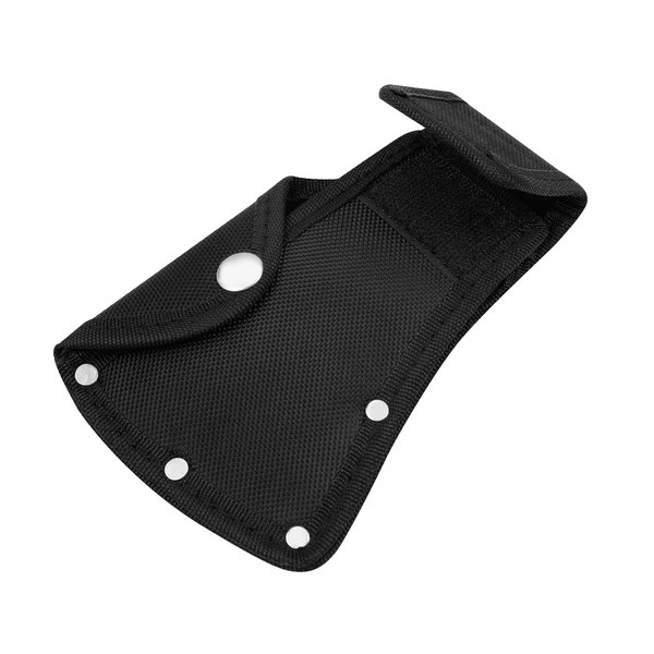 Hatchet Head Sheath Holster, Black Axe Sheath for 1-1/4Lb Axe, Double Snap Hatchet Protector Axe Cover, Axe Head Cover for Outdoor Hiking Outdoors Work