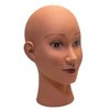 Ladella Beauty Cosmetology Wig Stand Block Bald Female Makeup Manikin Head for Wigs Making" not Styrofoam" Display Mannequin Head (DB-BALD)