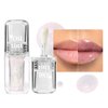 HUDABABY Transparent Warm Changing Pearl Lip Oil,Magic Color Changing Lip Oil,Moisturizing And Moisturizing Lip Gloss, Reducing Lip Lines,Hydrating Lip Glow Oil (02# Pearlescent Lip Oil)