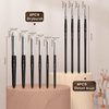 Drybrush Miniature Paint Brushes -10pcs Micro Detail Paint Brush Set, Small Fine Detail Brushes for Acrylics, Watercolors & Paint by Number, Citadel, Figurine, 40k