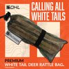 Outdoor Hunting Lab Rattle Bag Deer Call – Deer Rattle Bag for Whitetail Deer – Compact Deer Calls for Hunting – Authentic Deer Antlers Rattling Sound - Buck Call Deer Hunting Accessories