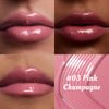 ITY Lip Gloss, Lip Plumper with Hyaluronic Acid, Lip Stain Moisturizing, Coconut Flavored Lipstick, Jelly Texture, 0.09 oz, 03 Pink Champagne