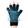 Luguiic Finger Arthritis Compression Ice Glove for Women and Men, Adjustable Wrist Strap Hand Wrist Ice Pack Pain Relief for Arthritis, Carpal Tunnel, Tendinitis Cold&Heat Therapy M Pack of ONE