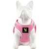 EcoBark Teacup Dog Harness - Step in Dog Harness, Eco Dog Harnesses for XXS, XS, and Small Dogs - Reflective and Adjustable Mini Body Halter Vest - Tiny Soft Mesh Toy Breed Harness (Baby Pink, XXXS)