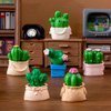 Pinenjoy 12Pcs Mini Cactus Figurines Miniature Potted Plants Resin Succulent Plant Cake Topper for DIY Dollhouse Fairy Garden Bonsai Micro Landscape Decors