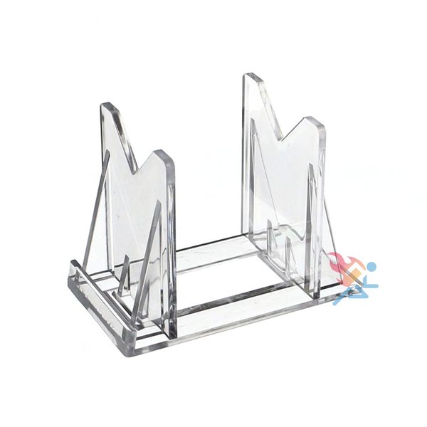 OnFireGuy 25pcs Fishing Lure Display Stands | Clear Acrylic Fishing Lure Easels | Accessories for Fishing & Decoration | 3-Piece Display Stand Measurements: 2" H x 2-5/8" W x 1-1/2" D