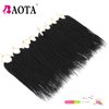 BAOTA 10 Inch Senegalese Twist Crochet Hair for Kids Micro Twist Short Braids Kids Small Crochet Hair for Little Girls Mini Twist Crochet Hair 8 Packs Black Color