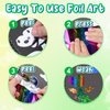Art & Craft Activity,Foil Craft Dinosaur DIY Art Fun Kits,No Mess Creative Foil Art Kits Set Drawing Game for Kids,Birthday Gifts Crafts Supplies Travel Toys for Girls Boys Ages 4 5 6 7 8 9 Year Old