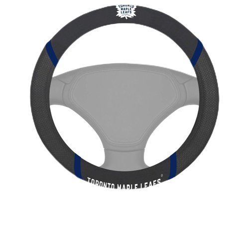 FANMATS 16985 Toronto Maple Leafs Embroidered Steering Wheel Cover