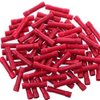 AIRIC Red Butt Connectors Crimp 100pcs 22-16AWG Butt Connector Fully Insulated PVC Wire Butt Splice Connectors, 22-16 Gauge