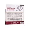 i-ENVY 2X Volume 3D Ultra Black Individual Lashes (3 PACK, Knot Free - Long)