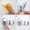 Suction Cup Shower Head Holder Handheld Shower head Bracket Adjustable Shower Holder, Removable Handheld Showerhead & Wall Mounted Suction Bracket