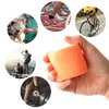 Gondiane 9 Pack 2" x 5 Yards Self Adhesive Bandage Wrap Self Stick Wrap for Ankle, Wrist, Finger, Sports, Breathable Cohesive Vet Tape for Pets (Light Orange)