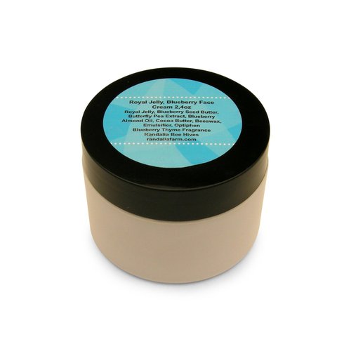 Royal Jelly, Blueberry, Butterfly Pea Face Cream, 4oz Randalia Bee Hives