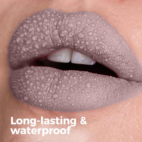 ROPALIA Halloween Gothic Matte Liquid Lipstick Makeup- Waterproof Non Stick Cup and Long Lasting Lip Gloss -Non-fading Black Lipsticks for Masquerade, Cosplay, Halloween Makeup