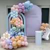 Blue Balloon Arch Kit for Paw Dog Birthday Party Decorations, 154Pcs Pink Blue Purple Apricot Bone Foil Balloons Garland for Boys Girls Blue Theme Puppy Dog Baby Shower Party Supplies