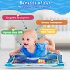 Infinno Tummy Time Mat Sensory Water Mat for Babies, Baby Toys for 3 6 9 12 Months Boys and Girls, Great Gift Idea of Baby Stuffs
