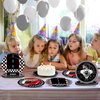 Justforjoyful 48Pcs Race Car Party Plates Racing Car Party Supplies Black Checkered Flag Dessert Plates 7in Racing Party Dinnerware Tableware Set for Kid Boy Birthday Baby Shower Home Party Decoration