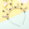 CEALXHENY Disco Ball Headbands for Women Rhinestone Star Hairband Glitter Mirrorball Headbands 70s 80s Disco Costume Outfits Music Concert Hair Accessories Holiday New Year Party Favors (Pattern A)