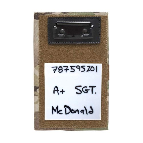 Detachable Mini Whiteboard (3x4") | Dry Erase with Hook Fastener Backing | Write with a Permanent Marker, Cleans Off Perfectly with rubbing Alcohol