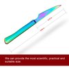 culterman Ultra-Sharp Stainless Steel Cutlery Set,Dinner Knives 6-Piece Stainless Steel kitchen Serrated Best Steak Knife (Rainbow)