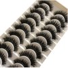 Gmagictobo Fake Eyelashes Natural 15MM Cat Eye Lashes Pack Short Fluffy Faux Mink Thick Curly 3D Dramatic Soft Strip False Eye Lashes Multipack