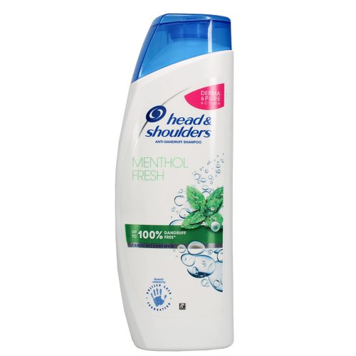 Head & Shoulder Anti Dandruff Shampoo COOL MENTHOL 16.9 oz. (2 Pack). amtc