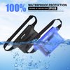 ECHTPower 2-Pack Waterproof Pouch Bag with Waist Strap, Waterproof Fanny Pack, Dry Bag with Adjustable Belt for Beach Bulk Swimming Kayaking Floating Boating Fishing Hiking Pool Water Park