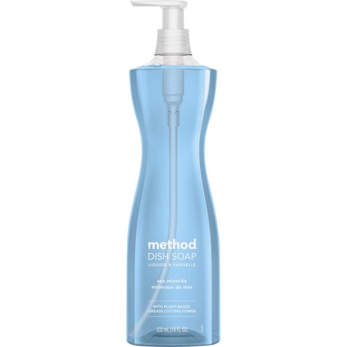 Method Dish Soap, Sea Minerals, Biodegradable Formula, Tough on Grease, 18 Fl Oz (Pack of 1)