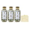 Bath & Body Works White Jasmine 3 Piece Aloe + Vitamin E Shower Gel Value Pack with a Wild Jasmine Bar Soap - Full Size