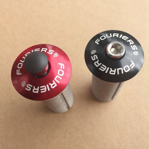 Fouriers Headset Expander Plug Top Cap For 1 1/8" Steerer Carbon Fork ID 22-25mm(black