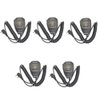 TENQ Walkie Talkie Handheld Speaker Mic, Shoulder Microphone for BaoFeng UV-5R 5RA 5RB 5RC 5RD 5RE 5REPLUS 3R+ Two Way Radio(5 Pack)