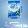 RAZOKO Dental Floss Picks High Pull Toothpicks Sticks,Professional Clean Floss Picks,Unflavored Disposable Flossers Refill Pack 500 pcs