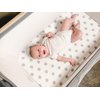 Bassinet Bed Sheets – Premium Bassinet Fitted Sheets 4 Pack – 100% Jersey Knit Cotton Cradle Sheets – Bassinet Bedding for Standard Size Oval or Halo Bassinet Pads – Bassinet Sheet for Boy & Girl