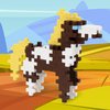 Plus Plus 3D Animal Figure Building Block Set, 70 Mini Interlocking Puzzle Pieces, Fun Stem Toys for Kids - Horse Maker Tube