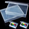 2 Packs Playing Card Case Deck Plastic Boxes Gaming Card Holder Organizer Empty Snaps Closed Plastic Storage Box Clear Playing Card Case Box Internal Size (3.6 Inch X 2.6 Inch X 0.8 Inch)