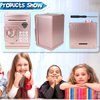 Yoego Kids Money Bank, Electronic Piggy Banks, Great Gift Toy for Kids Children, Auto Scroll Paper Money Saving Box Password Coin Bank,Perfect Toy Gifts for Boys Girls (Rose Gold)