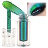 AMY'S DIARY Duochrome MultiChrome Chameleon Liquid Metallic Eyeshadow, High-Impact Multi-Dimensional Finish,Green Silky Smooth and High Pigment Holographic Glitter Eyeshadow Makeup (#03)