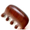 Wooden Massage Comb Gua Sha Comb Wide Tooth for Head Scalp, Facial, Body Massage Natural Sandalwood Massager Acupressure Tools Gift for Man/Women