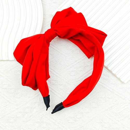 NYRWFQXG Red Bow Headband Christmas Headbands for Women Big Bowknot Headband Hair Bow Head Band B...