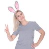 Funcredible Grey Bunny Ears - Bunny Ears Headband - Bunny Rabbit Cosplay Costume Accessories - Bendable Bunny Ears for Kids and Adult