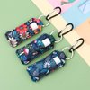 COOKOOKY Chapstick Holder Keychain Lip Gloss or Lipstick Cute Lip Balm Keychain Holder with Clip