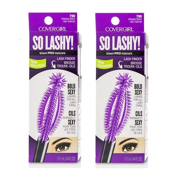 Pack of 2 CoverGirl So Lashy blast PRO Mascara, Intense Black 7902